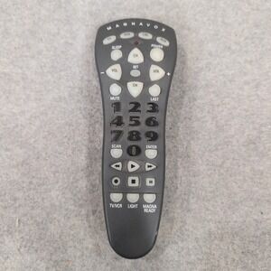 Magnavox R70543 Universal Remote Control 4-Device TV VCR CBL AUX Backlit Black